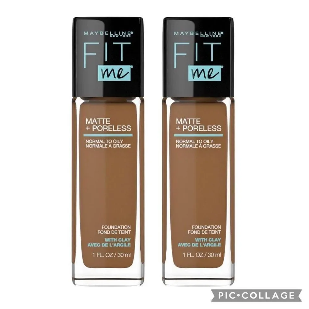 Lot of 2 362 Truffle Maybelline Fit Me Matte Foundation